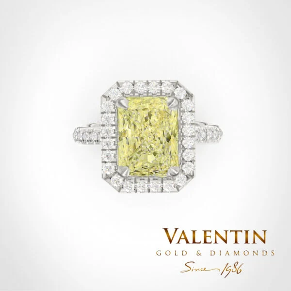 Годежен пръстен Diamond Yellow Radiant 4769
