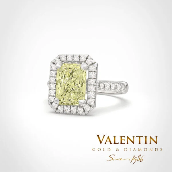 Годежен пръстен Diamond Yellow Radiant 4769