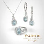 Златен пръстен Ti amo Aqua 4438 – бяло злато