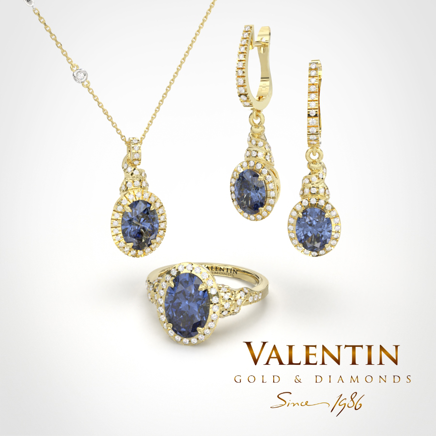 Колекция Ti amo Sapphire 4477 6567 7434 – жълто злато