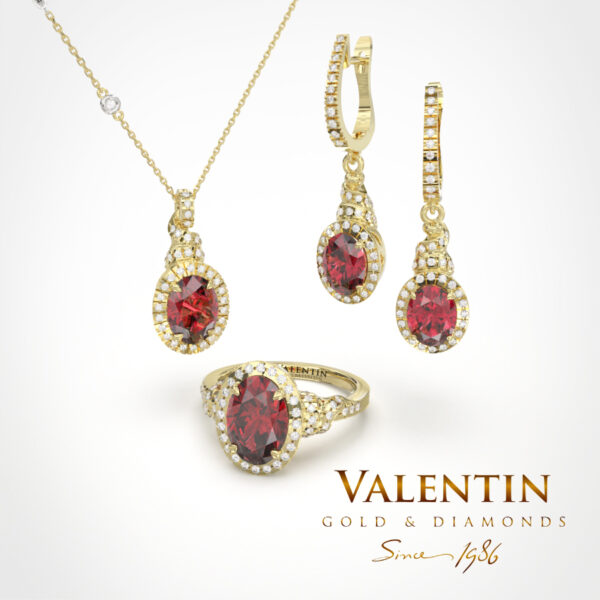 Колекция Ti amo Ruby 4477 6567 7434 – жълто злато