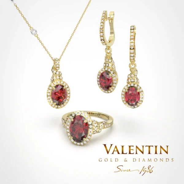 Колекция Ti amo Ruby 4477 6567 7434 – жълто злато
