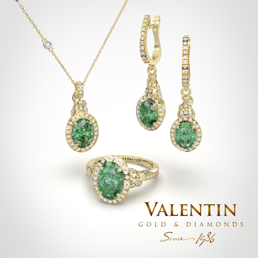Колекция Ti amo Emerald 4477 6567 7434 – жълто злато