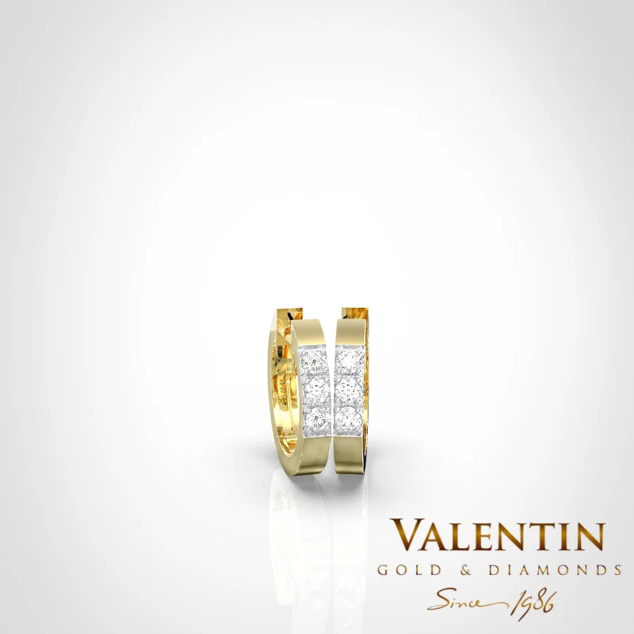 Gold Earrings 7617 – yellow gold