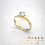 Lotus Extended Engagement Ring 4719 – yellow gold