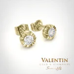 Noble Gold Earrings 7619 – yellow gold