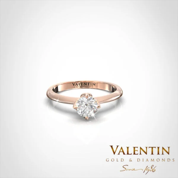 Lotus Extended Engagement Ring 4719 – rose gold