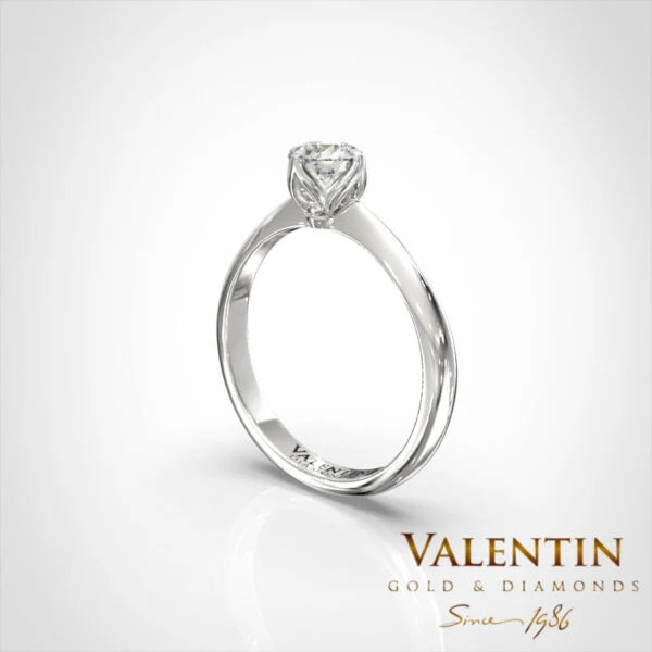Lotus Extended Engagement Ring 4719 – white gold