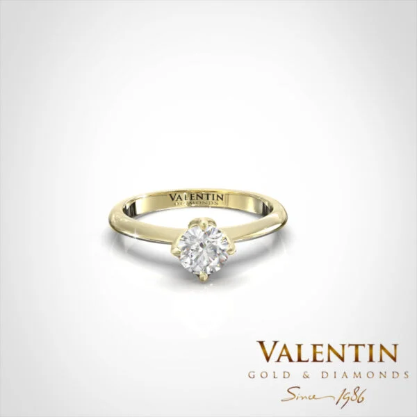 Lotus Extended Engagement Ring 4719 – yellow gold