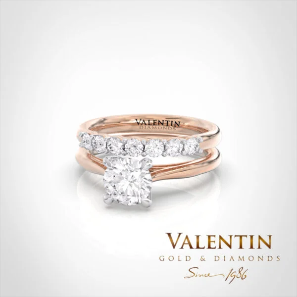 Engagement Ring 4729 – rose gold