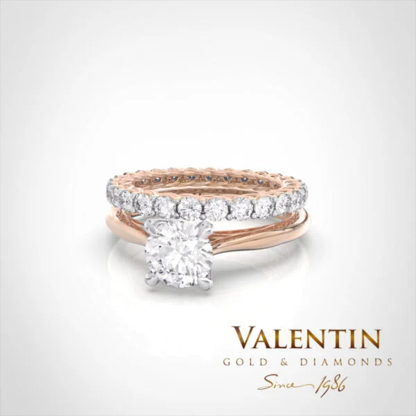 Engagement Ring 4729 – rose gold