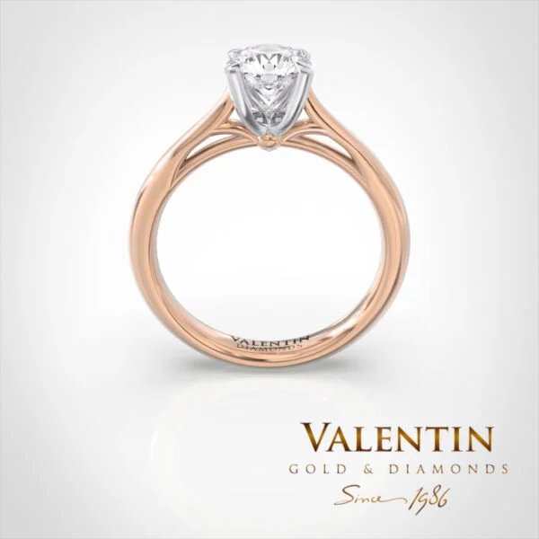 Engagement Ring 4729 – rose gold