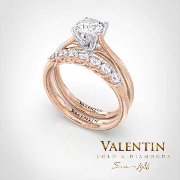 Engagement Ring 4729 – rose gold