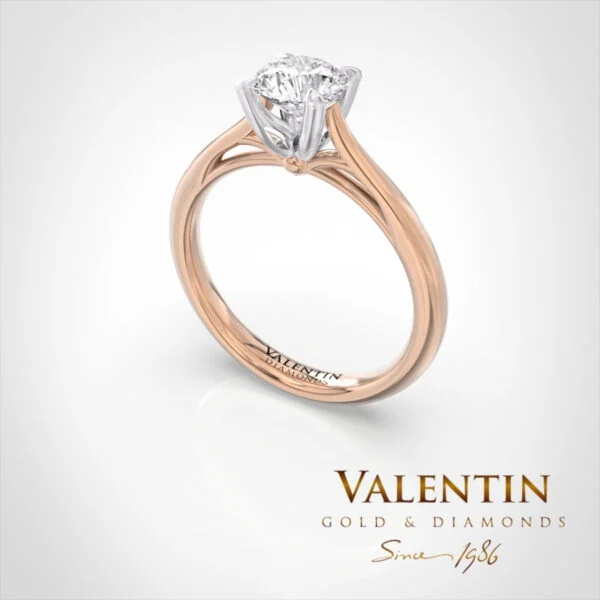 Engagement Ring 4729 – rose gold