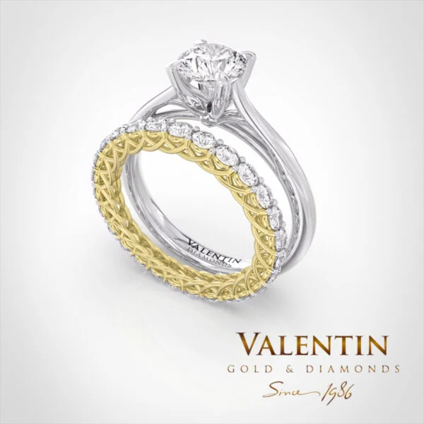 Engagement Ring 4729 – white gold