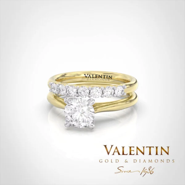 Engagement Ring 4729 – yellow gold
