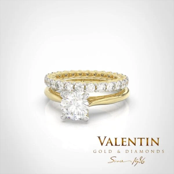 Engagement Ring 4729 – yellow gold