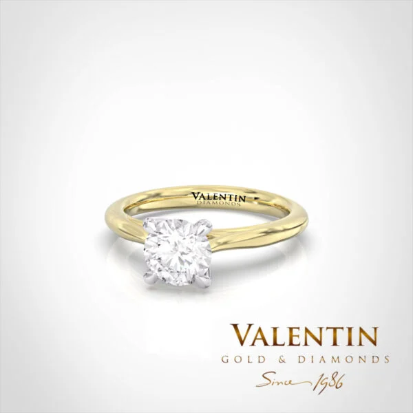Engagement Ring 4729 – yellow gold