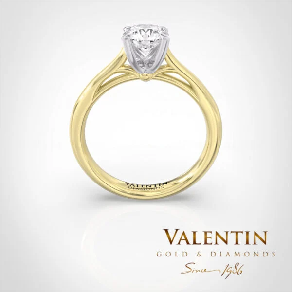 Engagement Ring 4729 – yellow gold