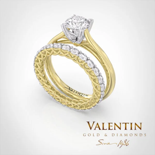 Engagement Ring 4729 – yellow gold
