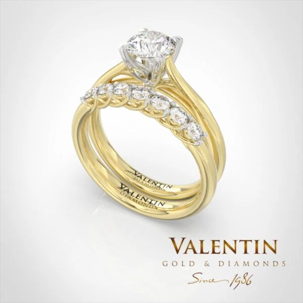Engagement Ring 4729 – yellow gold