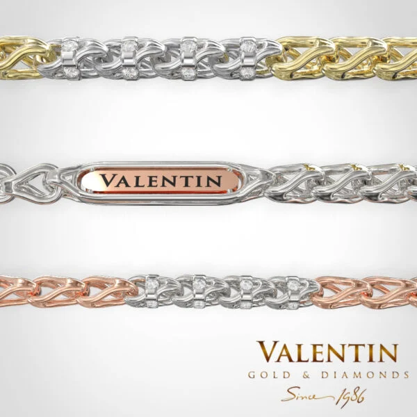 Golden lanyard 8359