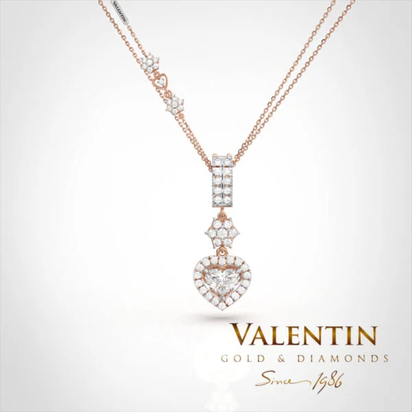 6945 Pink Колекция Heart with Diamond 4771 6945 7621 – розово злато
