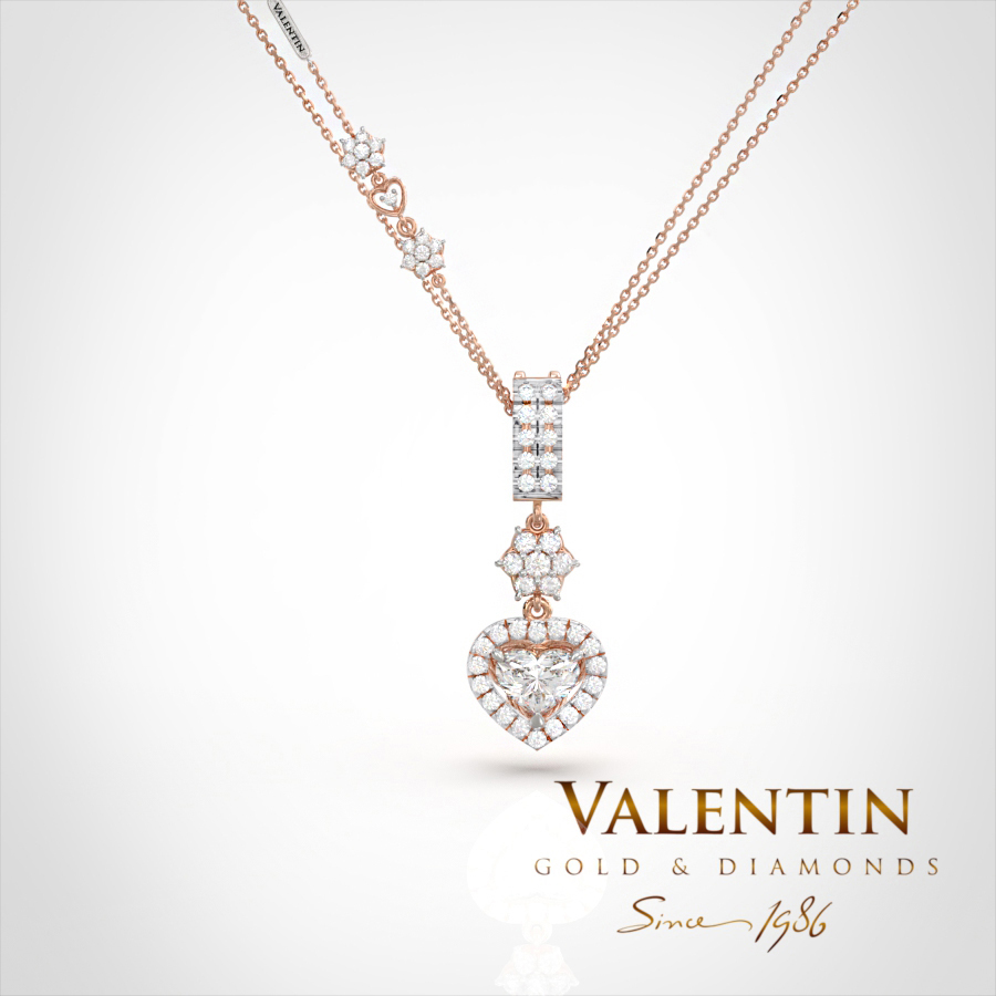 Колекция Heart with Diamond 4771 6945 7621 – розово злато