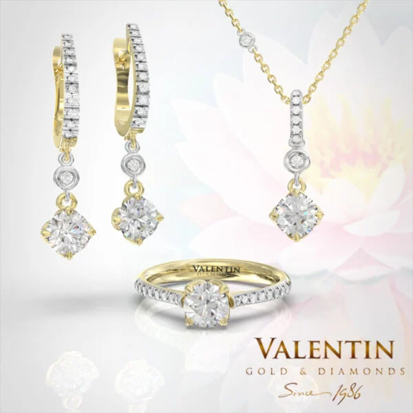 4761 6903 7613 Lotus Extended Diamond Yellow Rodii 2 1 Колекция Diamond Lotus Extended 4761 6903 7613 – жълто злато