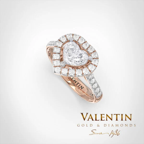 Колекция Heart with Diamond 4771 6945 7621 – розово злато