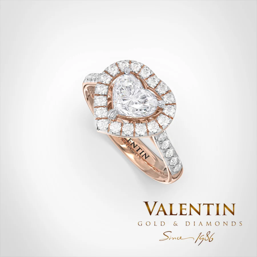 Колекция Heart with Diamond 4771 6945 7621 – розово злато