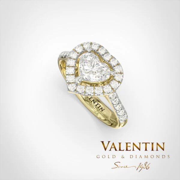 Колекция Heart with Diamond 4771 6945 7621 – жълто злато