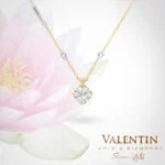 Златен медальон Diamond Lotus 6903 – жълто злато