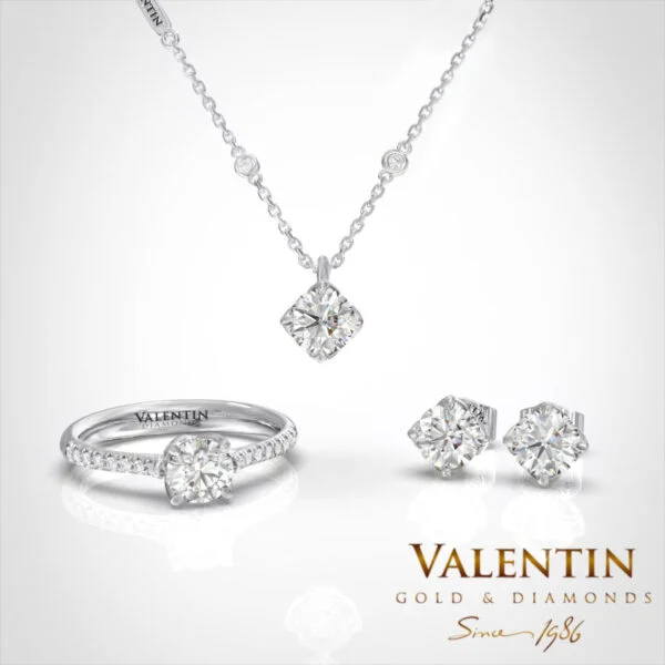 Колекция Diamond Lotus 4761 6903 7581 – бяло злато