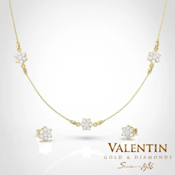 Star Gold Necklace 8355 – yellow gold