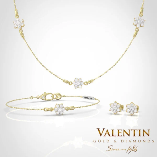 Star Gold Necklace 8355 – yellow gold