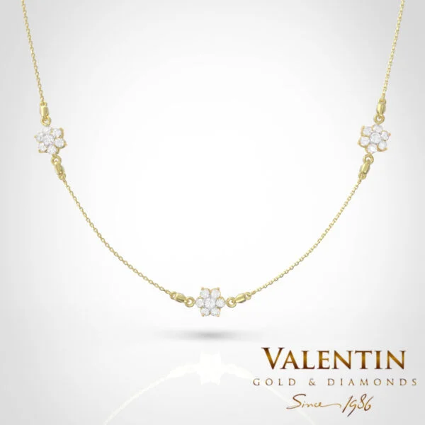 Star Gold Necklace 8355 – yellow gold