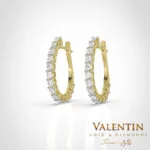 Infinity Ladies' Gold Earrings 7306 – yellow gold
