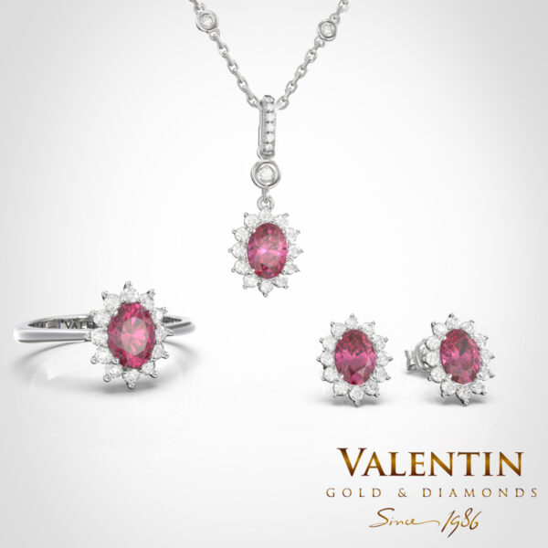 Колекция Rosette Ruby 6×4 4728 6871 7400 7588 – бяло злато