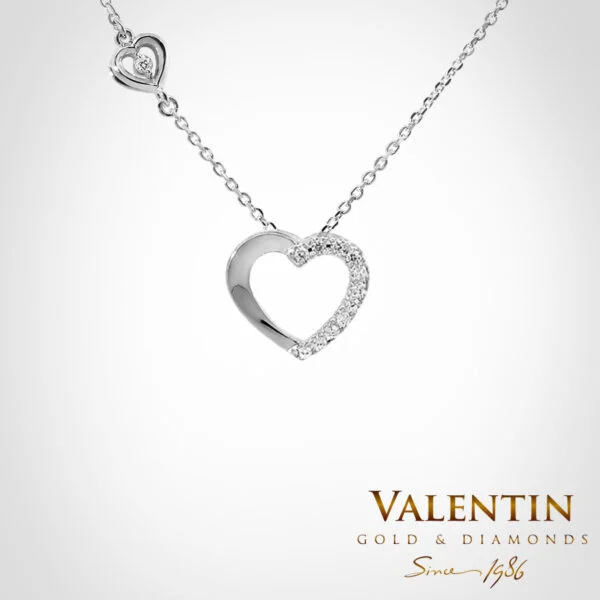 Gold Pendant 6413 – white gold