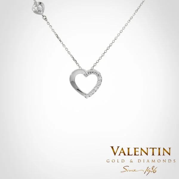 Gold Pendant 6413-2 – white gold