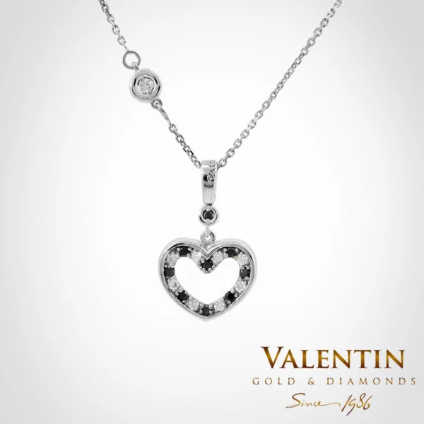 Gold Pendant 6873 – white gold