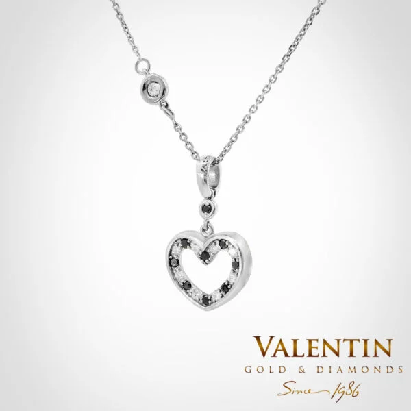 Gold Pendant 6873 – white gold