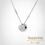Gold Pendant 6914 – white gold