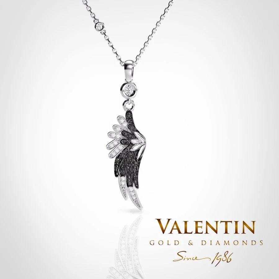 Gold Pendant 6899 – white gold