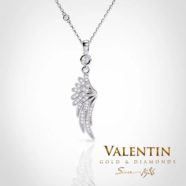 Gold Pendant 6899 – white gold