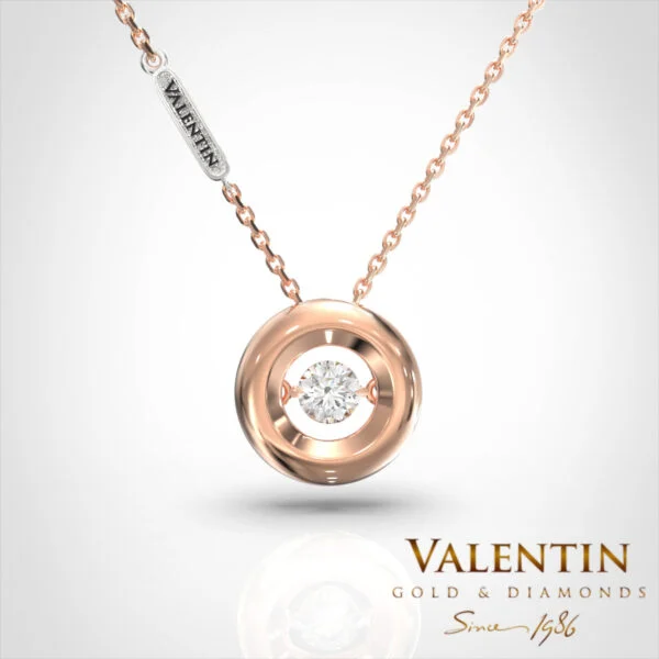 Gold Pendant 6954 – rose gold