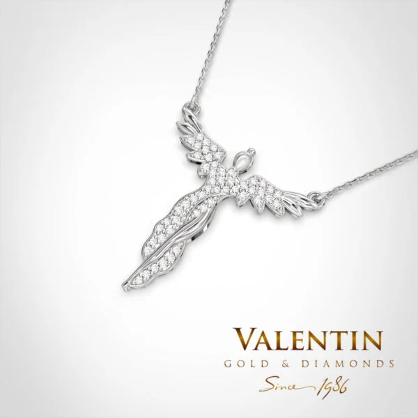 Gold Pendant 6924 – white gold