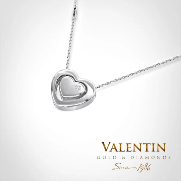 Gold Pendant 6812 – white gold