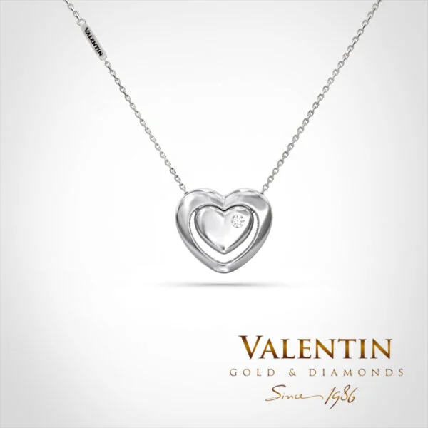 Gold Pendant 6812 – white gold